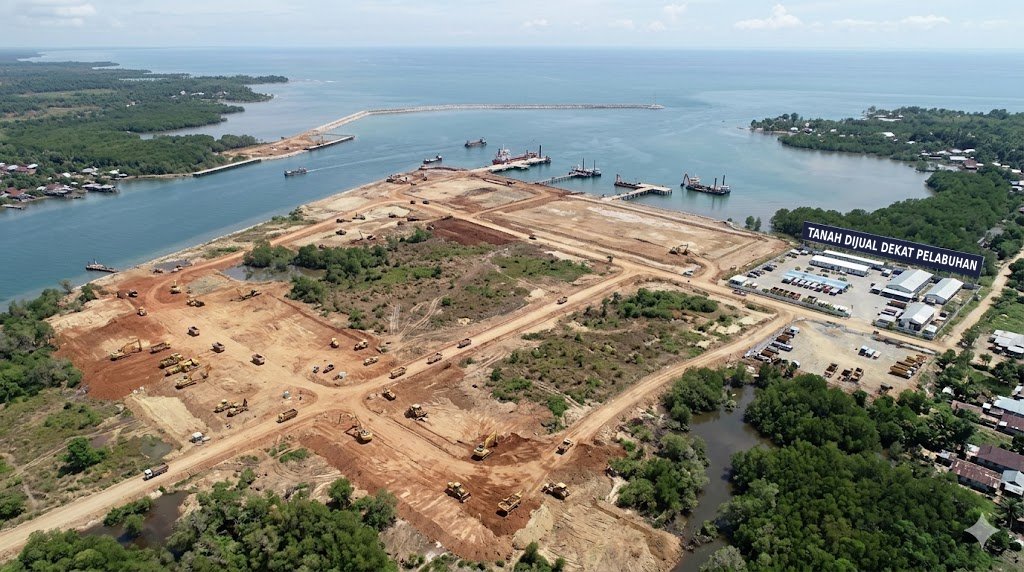 LAHAN UNTUK STOCKPILE BATU BARA DEKAT PELABUHAN TANJUNG CARAT