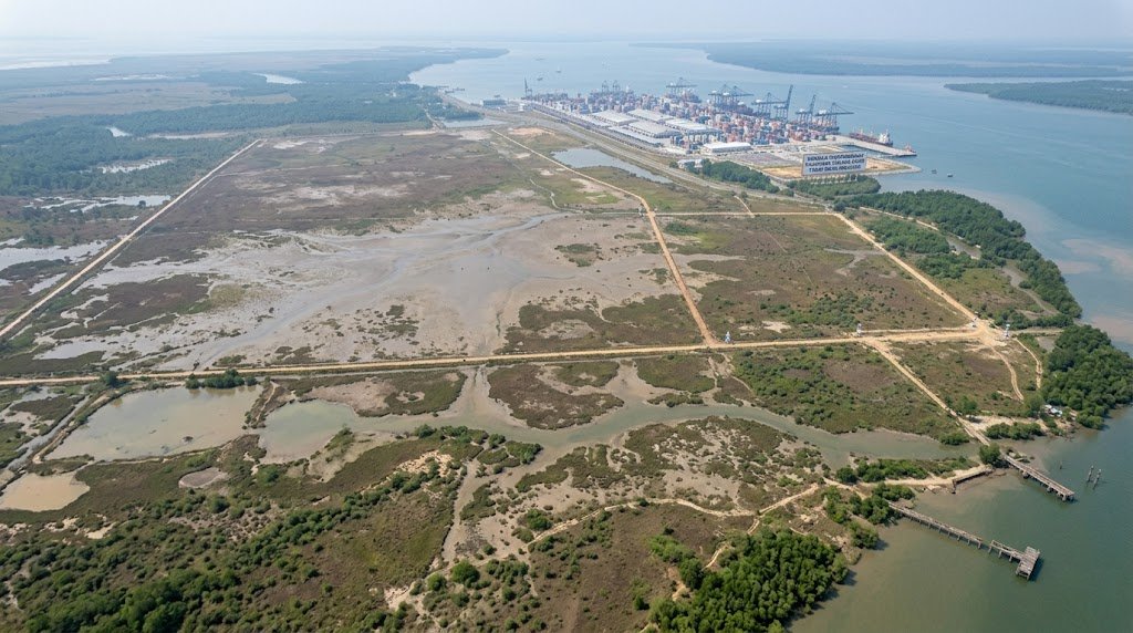 LAHAN UNTUK PABRIK MANUFAKTUR DEKAT PELABUHAN TANJUNG CARAT
