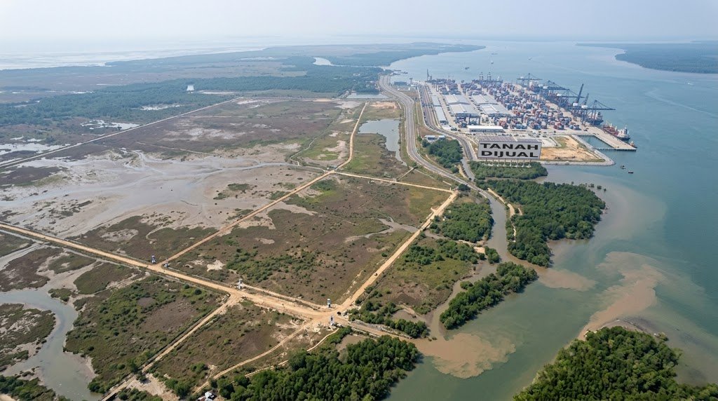 TANAH MURAH UNTUK PERGUDANGAN DI TANJUNG CARAT