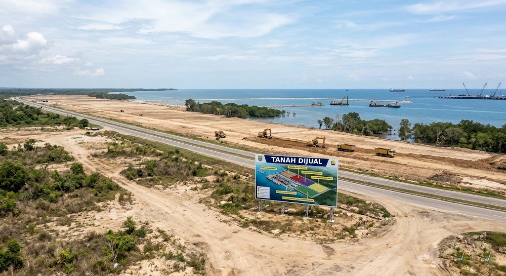 LAHAN UNTUK PABRIK MANUFAKTUR DEKAT PELABUHAN TANJUNG CARAT