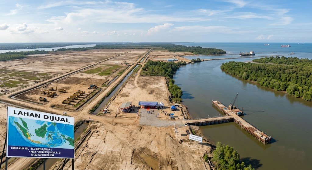 LAHAN UNTUK STOCKPILE BATU BARA DEKAT PELABUHAN TANJUNG CARAT